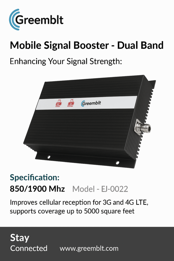 Greemblt Quad Band Mobile Signal Booster - Image 2