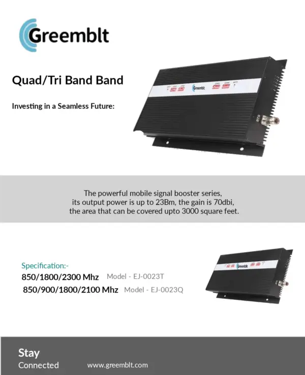 Greemblt Quad Band Mobile Signal Booster